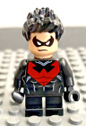 Lego Minifigure Nightwing Batman II DC Super Heroes W/2-Face Head, Short Pants