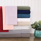 300 Thread Count 100% Cotton Percale Breathable Solid Deep Pocket Sheet Set