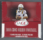Sage 2024 High Series Football Hobby Box Factory Sealed - 16 Autos - 1 Per Pack