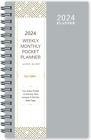 2022-2023 Pocket Planner/Calendar - A6 Size, Weekly & Monthly Pocket Planner, Ju