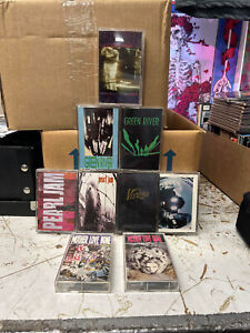 Lot Of 9 Pearl Jam & Pearl Jam Related Vintage GRUNGE Cassettes!!!!!