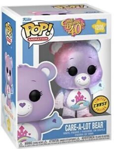 Funko Pop! Vinyl: Care Bears - Care-A-Lot Bear #1205 CHASE W/PROTECTOR