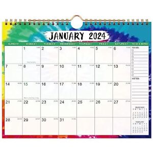 2024 Calendar - Wall Calendar Jan 2024 - Dec 2024, 12 Monthly Wall Calendar 2024