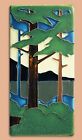 Motawi Tileworks 4x8 Pine Landscape: Summer, Vertical