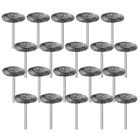 20Pcs Stainless Steel Wire Brushes Set 22mm for Dremel Rotary Tool 1/8''Shank