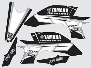 Graphics for 2003-2008 Yamaha YFZ450 YFZ 450 ATV decals black gray