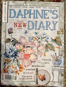 DAPHNE'S DIARY 2024 ISSUE 1 HAPPY NEW YEARS RECIPES MINDFULNESS STICKERS