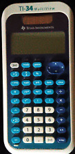 Texas Instruments TI-34 MultiView Scientific Calculator - Blue/White Pre-Owned