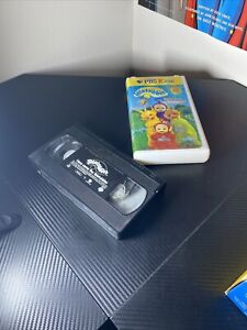 Here Come The Teletubbies VHS 1997 Vol 1 PBS Kids Rare Hard Case Tinkly Winky