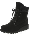 Bearpaw Women's Krista Black Wedge Boots 2025W Size 10