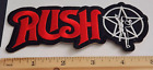 Rush Band Logo Embroidered Iron/Sew On Patch