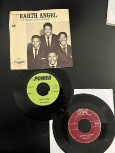 New ListingEARTH ANGEL OFFICIAL PICTURE SLEEVE POWER RELEASED IN 1964 & COUNTS  DOO WOP 45