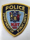 New Jersey Institute of Technology NJIT Police Hat Patch ~ 3” Tall ~ RARE