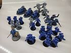 warhammer 40k space marines army lot 28 Models, Painted And Unpainted