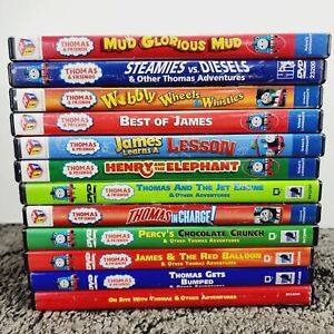 Thomas The Train & Friends DVD Lot 12 Educational Fun Adventures Children Kid TV