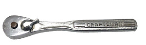 New ListingVintage Craftsman Ratchet 1/4 Inch Drive Patent Pending 43185 Forged in USA