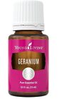 Sealed Authentic YOUNG LIVING Essential Oils 15ml GERANIUM oil Uplifting Aroma!