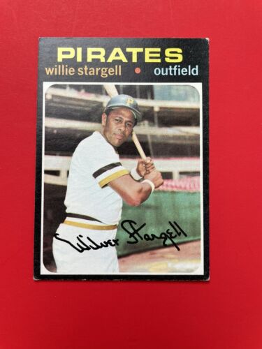 1971 Willie Stargell Topps Pittsburgh Pirates JB