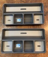 LOT of 2 Madesmart Desk Drawer Divided Tray Organizer Storage 16 x 8.9 x 2.1 in