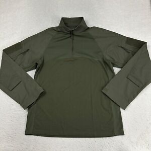 CONDOR Military Tactical Longsleeve Shirt Mens XL 1/4 Zip Pullover Green