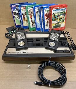 1979 Intellivision Video Game Console Bundle 8 Games w/Boxes Manuals TESTED⭐️