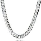 Sterling Silver 5mm Miami Cuban Curb Link Chain Necklace, 30 Inches