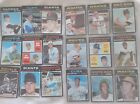 1971 Topps Baseball Lot of 78 Different Cards, See Pics For Conditions
