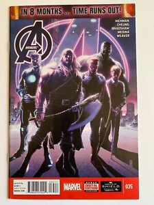 The Avengers #35 Marvel 2014 1st Sam Wilson in Captain America Costume Cover