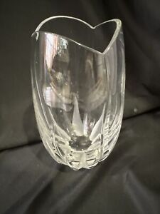 New ListingVintage Mikasa Clear Crystal Tulip Vase Frosted Cuts