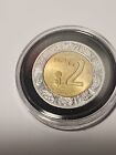 2023 Year Coin Brillante World Coins En Capsule Mexico 2 Pesos Calendario Azteca