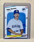 Edgar Martinez 1988 Fleer MLB #378 Baseball Card Seattle Mariners