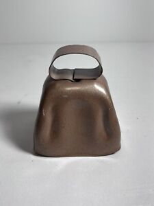 Vintage Cow Dinner Bell Percussion Musical Instrument Alloy Metal 3” INCH