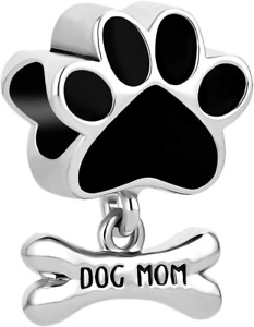 Pandora Charms Bracelet Dog Mom Charm Authentic 925 Silver Charm Pet Animal C...