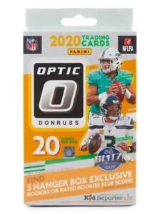 2020 Panini Donruss Optic Football NFL Factory Sealed Hanger Box