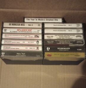New ListingLOT of audio Cassette Tapes 13 great albums Classic Oldies 1960s 50s music K-Tel