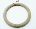 The Parrot Essentials Single wooden Rope Ring Swing Bird Toy