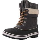 GLOBALWIN Snow Boots For Women Winter Boots Dark Grey 6M