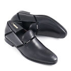 Zilli Black Calf Leather Loafers with Suede Accents US 7.5 (Eu 40.5) Dress Shoes