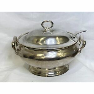 Elkington Soup Pot Tableware Silver Plate Antique