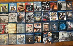 Blu-ray Movie Lot 46 Movies Mostly Action Some 3D/4K/Steelbook