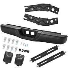 BLACK COMPLETE REAR STEP BUMPER REPLACEMENT FOR 2000-2006 TOYOTA TUNDRA