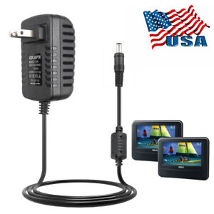 US Power Supply Adapter for RCA Portable DVD Player Drc79108 Drc69705 Drc99371e