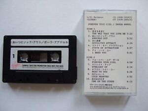 Paula Abdul Forever Your Girl 1988 Japan  Promo Cassette Tape Virgin Japan