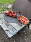 Vintage 50's Marx Willys Jeep and Trailer NO RESERVE