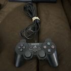 For Sony PlayStation 2 OEM BLACK Wired DualShock PS2 Game Controller US Stock