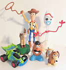 Lot of 6 Disney Toy Story Woody Bullseye Mr. Potato Head Forky Slinky RC Toys