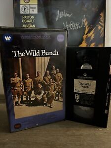 New ListingThe Wild Bunch (VHS) WCI Warner 1979 Release Big Box Earnest Borgnine Rare OOP