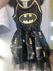 Costume Bat Girl Toddler 4t- 5T  Tutu Dress