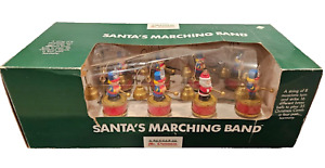 1991 Mr. Christmas Santa's Marching Band Brass Bells 35 Christmas Carols