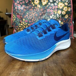 Nike Pegasus 37 Running Shoes Pre Owned BQ9646-400 Blue Men’s Size 12